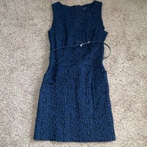 Tommy Hilfiger Sleeveless Navy Blue Animal Print Dress New Without Tags 🏷